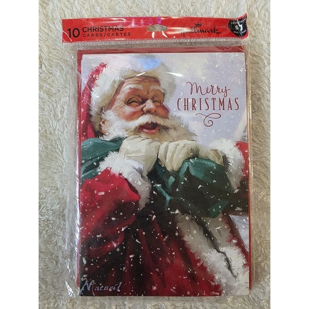 Hallmark Christmas Card Packs Santa Peanuts